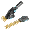 Imagen 2 Cortasetos de mano 2 en 1 Cecotec TitaniumSword 2000 Hand con batería de 7,2V, cuchillas de titanio y dos accesorios intercambiables para un corte preciso.