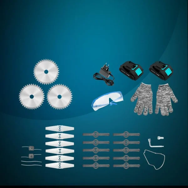Imagen 8 Desbrozadora multifunción 4 en 1 FastCut 3000 Freemove de Cecotec. Batería 21V, 650W de potencia, cabezal orientable y tubo telescópico. Incluye accesorios.