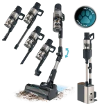 Aspirador vertical Conga Rockstar 5500 Station Pet Flex con base de autovaciado y cepillo antienredos HairLess Brush