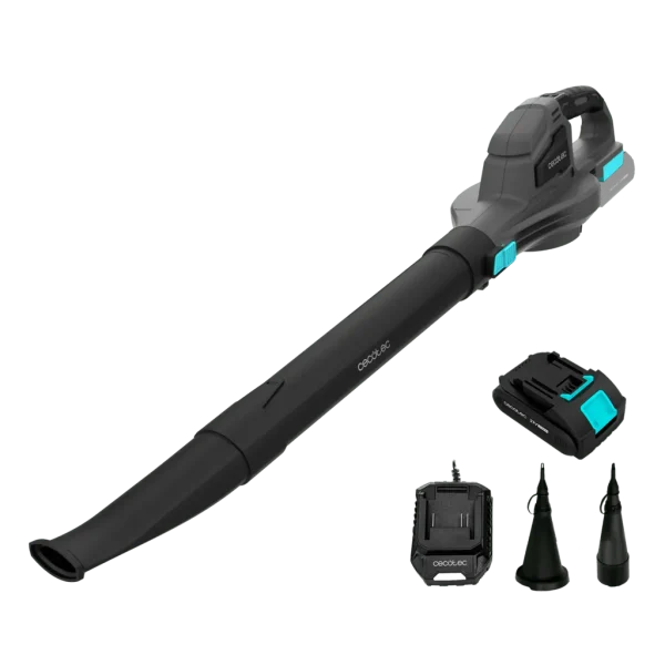 Soplador de hojas ultraligero CECOTEC AirForce 2500 Agile de 21V con accesorios de inflado