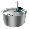 Imagen 2 Fuente automática para mascotas Pumba 3200 Refresh Inox de Cecotec. Capacidad de 3,2 litros, acero inoxidable y diseño de cascada para agua siempre fresca.