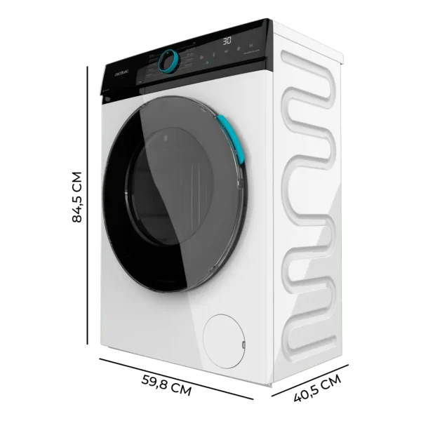 Imagen 3 Lavadora Cecotec Bolero DressCode 6160 Inverter de 6 kg y 1200 rpm. Motor Inverter Plus, clase A, 11 programas, Steam Max y panel LED para un lavado ideal.