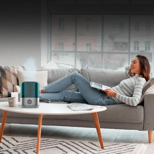 Imagen 4 Humidificador ultrasónico BreezeCare 2900 Smart con 4,5L de capacidad y 300 ml/h de vapor. Control Wi-Fi y función plasma para un ambiente puro y saludable.