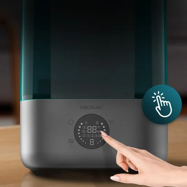 Imagen 5 Humidificador ultrasónico BreezeCare 2900 Smart con 4,5L de capacidad y 300 ml/h de vapor. Control Wi-Fi y función plasma para un ambiente puro y saludable.