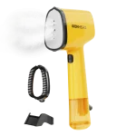 Plancha vertical Cecotec IronHero V-1500 Essential Yellow con suela cerámica y accesorio cepillo de silicona