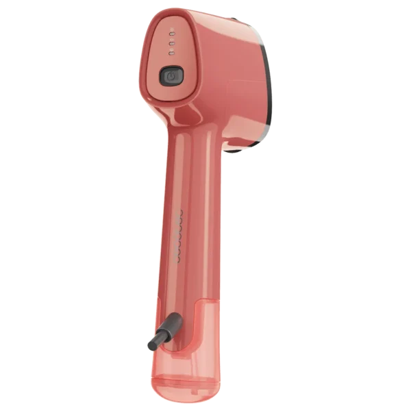 Imagen 2 Plancha vertical IronHero V-1500 Essential Red de 1500 W con suela cerámica. Calentamiento en 30 segundos, diseño ligero para viajes y accesorio quitapelusas.