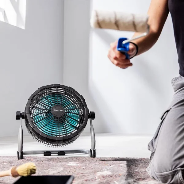 Imagen 4 Ventilador industrial portátil ProIndustry de 12,5” con batería de 12000 mAh, 9 velocidades y diseño robusto para máxima ventilación en cualquier entorno.