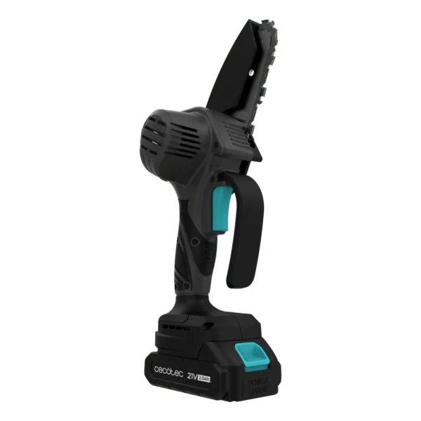 Imagen 3 Sierra de podar a batería Cecotec MontanaForce 4000 Hand de 4 pulgadas y 21V. Equipada con engrasador manual. Incluye maletín, cadena extra y accesorios.