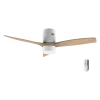 Ventilador de techo EnergySilence Aero 5600 Classic con aspas acabado madera vista frontal