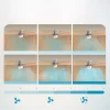 Imagen 8 Ventilador de techo de 52 pulgadas con motor DC de 40 W, 6 velocidades, mando a distancia, temporizador de 8h y función verano-invierno para climatización.