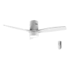 Ventilador de techo EnergySilence Aero 5600 Classic White vista frontal aspas blancas