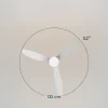 Imagen 5 Ventilador de techo EnergySilence Aero 5600 de 52” con motor DC 40 W. Incluye mando a distancia, 6 velocidades, temporizador 8h y función verano-invierno.