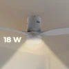 Imagen 6 Ventilador de techo EnergySilence Aero 5600 de 52” con motor DC 40 W. Incluye mando a distancia, 6 velocidades, temporizador 8h y función verano-invierno.