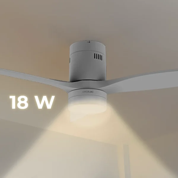 Imagen 6 Ventilador de techo EnergySilence Aero 5600 de 52” con motor DC 40 W. Incluye mando a distancia, 6 velocidades, temporizador 8h y función verano-invierno.