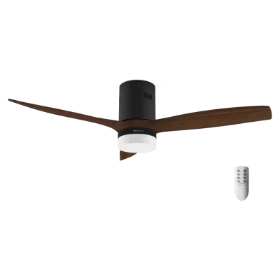 Ventilador de techo negro EnergySilence Aero 5600 Classic Black con 3 aspas y motor DC