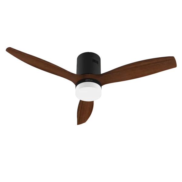 Imagen 2 Ventilador de techo EnergySilence Aero 5600 Classic Black de 52" con motor DC de 40 W. Silencioso, 6 velocidades, temporizador y función verano-invierno.