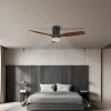 Imagen 4 Ventilador de techo EnergySilence Aero 5600 Classic Black de 52" con motor DC de 40 W. Silencioso, 6 velocidades, temporizador y función verano-invierno.