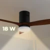 Imagen 6 Ventilador de techo EnergySilence Aero 5600 Classic Black de 52" con motor DC de 40 W. Silencioso, 6 velocidades, temporizador y función verano-invierno.