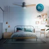 Imagen 7 Ventilador de techo de 52 pulgadas con motor DC de 40 W. Sistema EnergySilence, 3 aspas de madera natural, mando a distancia y función verano/invierno.