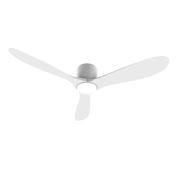 Imagen 2 Ventilador de techo 52” con motor DC de 40 W, luz LED, mando a distancia y función inversa. Silencioso y eficiente para una ventilación óptima.