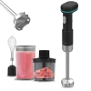Batidora de mano inalámbrica Cecotec BlendGo Hand con cuerpo de acero inoxidable y batería recargable de larga duración