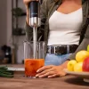 Imagen 6 Batidora de mano inalámbrica Cecotec BlendGo Hand con batería recargable, cuchillas de titanio y gran autonomía para cocinar sin cables con total libertad.