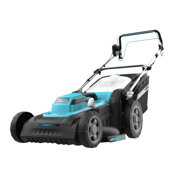 Imagen 2 Cortacésped eléctrico Cecotec de 2000W con ancho de corte de 46cm y propulsión automática. Incluye sistema Z-Tech, 4en1 con mulching y ruedas XL.
