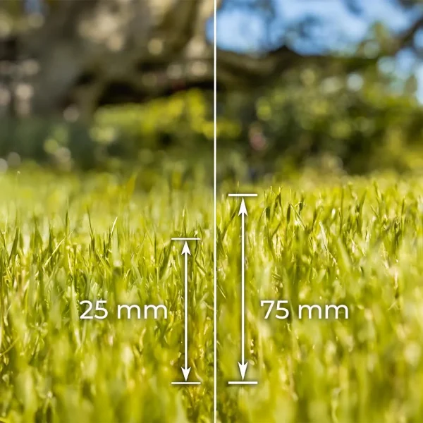 Imagen 6 Cortacésped eléctrico Cecotec de 2000W con ancho de corte de 46cm y propulsión automática. Incluye sistema Z-Tech, 4en1 con mulching y ruedas XL.