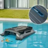 Imagen 7 Descubre el robot limpiapiscinas de superficie Conga Pooldroid AquaSkater de Cecotec. Mantén el agua libre de hojas e insectos de forma automática.