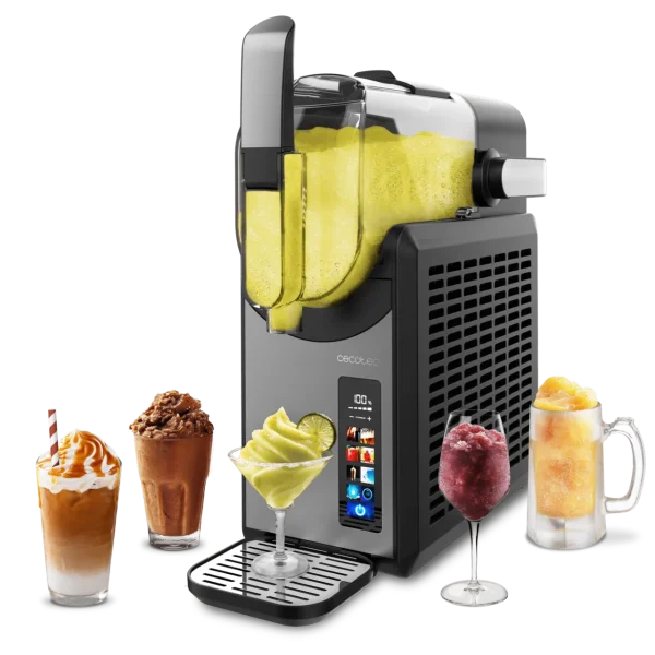 Máquina de granizados Cecotec Twist&Ice 2600 de 2.6 litros con panel de control táctil y acabado moderno
