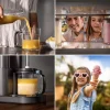 Imagen 8 Heladera con compresor y 10 programas automáticos. Elabora helados, sorbetes y yogures en 3 pasos. Mantiene el frío 60 minutos. Capacidad de 1,5 litros.