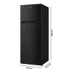 Imagen 4 Frigorífico de dos puertas Cecotec Bolero CoolMarket 2D 204 Black E con 204 litros de capacidad, compresor Inverter Plus, tecnología cíclica y eficiencia clase E.