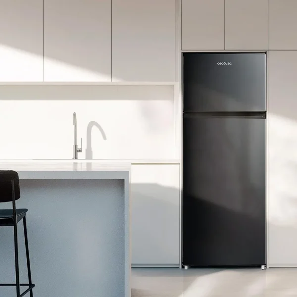 Imagen 6 Frigorífico de dos puertas Cecotec Bolero CoolMarket 2D 204 Black E con 204 litros de capacidad, compresor Inverter Plus, tecnología cíclica y eficiencia clase E.