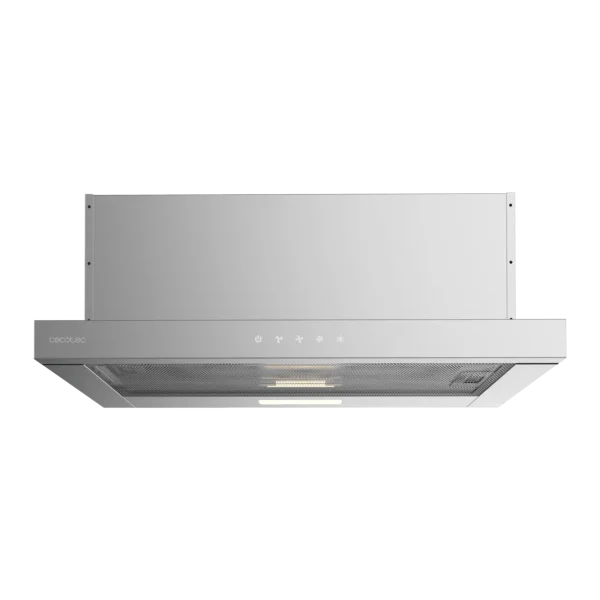 Imagen 2 Campana telescópica Bolero Flux TLT 604000 Inox A+++ de 60 cm. Succión de 415 m³/h, motor DC eficiente, control táctil y filtros de carbono incluidos.