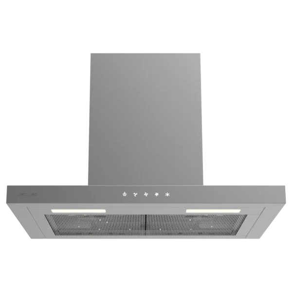 Imagen 2 Campana extractora Bolero Flux TT 604000 Inox A++ de 60 cm, succión de 393 m3/h, motor DC de bajo consumo y filtros de carbono incluidos. Máxima eficiencia energética.