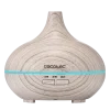 Humidificador ultrasónico Cecotec Pure Aroma 150 Yang White con acabado en madera clara y luces LED de colores