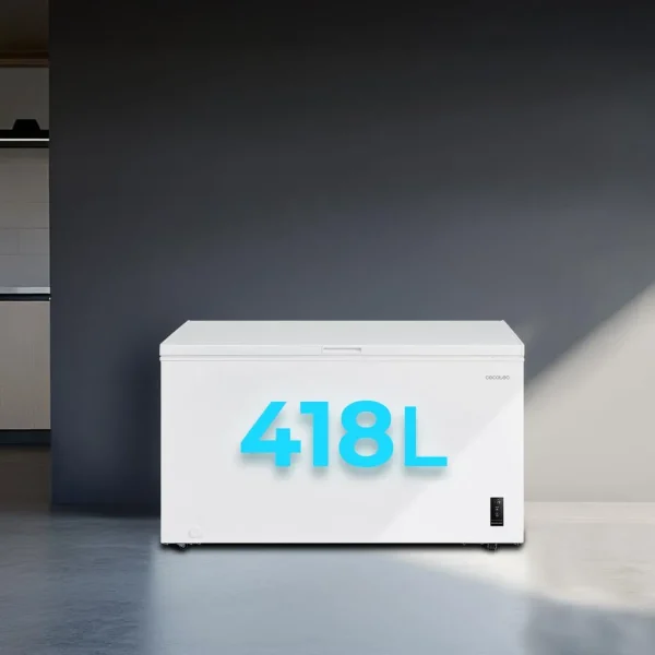 Imagen 5 Congelador horizontal Bolero CoolMarket Chest 418P White D de 418L con función Dual, clasificación energética D y tecnología de enfriamiento UltraContact D-Cool.