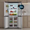Imagen 7 Frigorífico Cecotec de 4 puertas, 394 L, motor Inverter, NoFrost y Clase E. Máxima conservación con MultiAirFlow y cajón de temperatura variable.