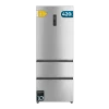 Frigorífico Cecotec Bolero CoolMarket FD 420 Inox E de puerta francesa en acabado acero inoxidable con pantalla digital táctil