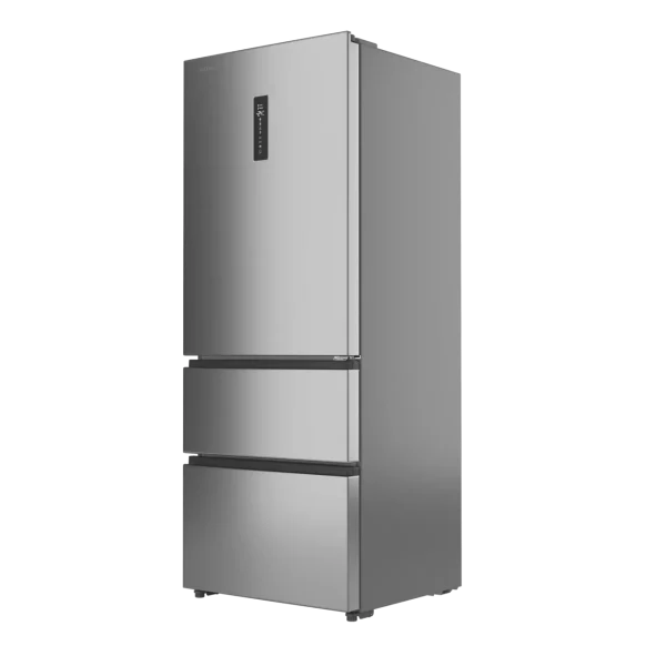 Imagen 5 Frigorífico French Door de 420L con tecnología NoFrost, compresor Inverter y función iónica ATT. Diseño Inox elegante con control táctil y eficiencia clase E.