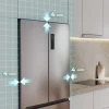 Imagen 8 Frigorífico Puerta Francesa Bolero CoolMarket F2D 458 SBI Inox E de 458L. Con Compresor Inverter, tecnología NoFrost, Esterilización Iónica y sistema MetalFlexCooling.