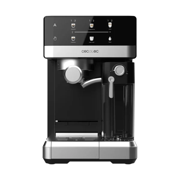 Imagen 2 Cafetera espresso de 20 bares con panel táctil y depósito de leche de 400 ml. Prepara cappuccinos y lattes con sistema Thermoblock y 1350 W de potencia.
