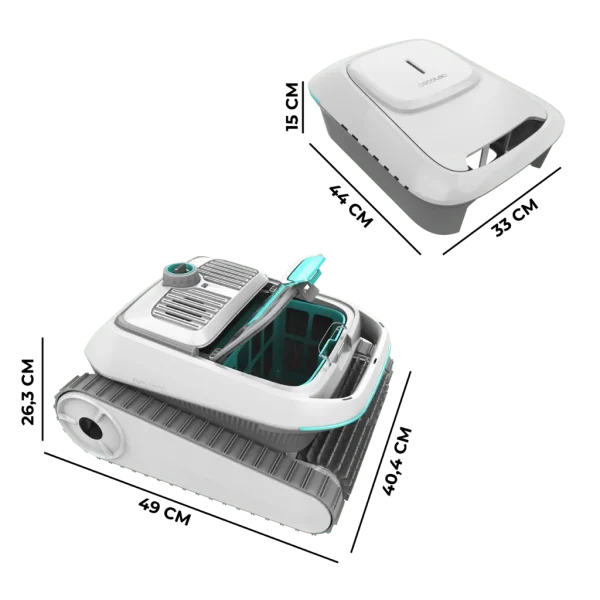 Imagen 3 Robot limpiapiscinas Conga Pooldroid 10000 TotalClean AquaSkater. 4 motores, autonomía de 150 min y ScubaDriving Tech para piscinas de hasta 300 m2.