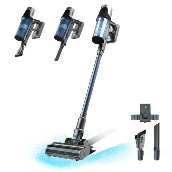 Aspirador vertical Conga Rockstar RS50 de Cecotec con motor digital sin escobillas y diseño ergonómico inalámbrico