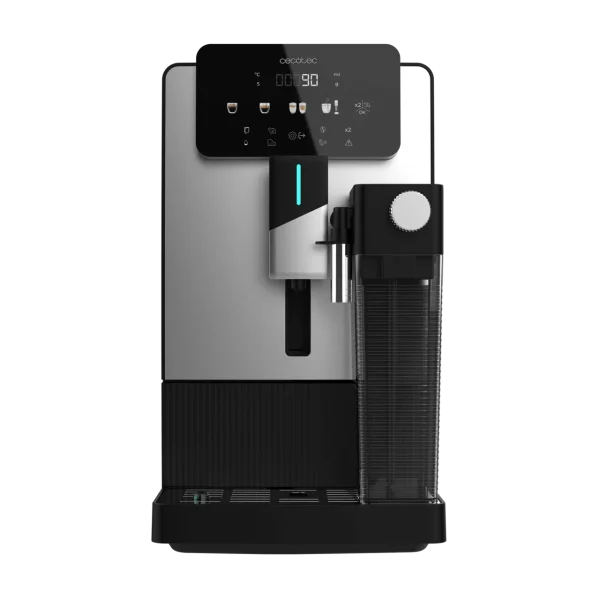 Imagen 2 Cafetera superautomática Cecotec Cremmaet Latte de 19 bares. Diseño compacto, molinillo integrado y sistema de leche para lattes y cappuccinos automáticos.