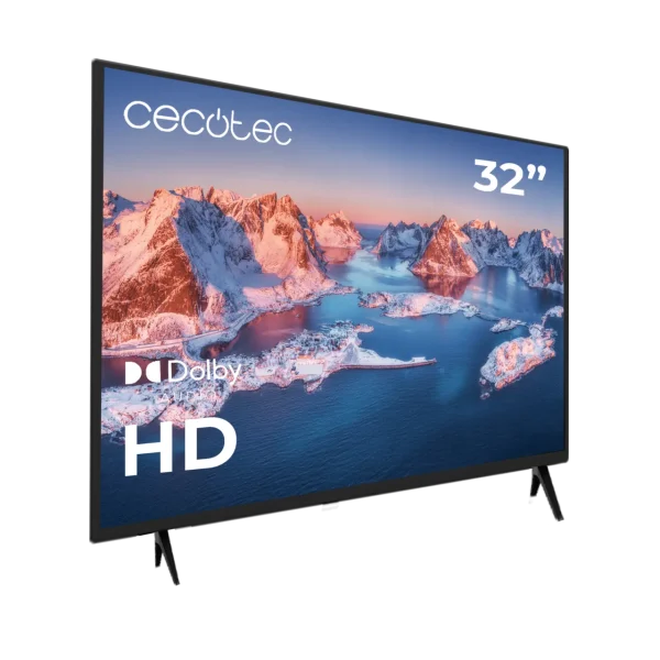 Imagen 2 Televisor Cecotec Serie 0 0032S de 32 pulgadas con resolución HD, sonido Dolby, diseño elegante y conectividad HDMI/USB para disfrutar de contenido multimedia.