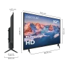 Imagen 3 Televisor Cecotec Serie 0 0032S de 32 pulgadas con resolución HD, sonido Dolby, diseño elegante y conectividad HDMI/USB para disfrutar de contenido multimedia.