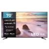 Vista frontal del televisor Cecotec TV A2 series ALU20070 de 70 pulgadas 4K UHD