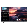 Televisión QLED de 70 pulgadas Cecotec V1+ VQU11070+ con resolución 4K UHD y Android TV