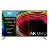 Televisor Cecotec 75 pulgadas ALU30075 4K UHD Android TV frontal